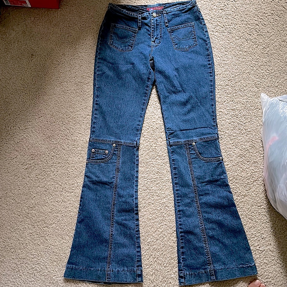 Atrium Low Rise Flare Jeans